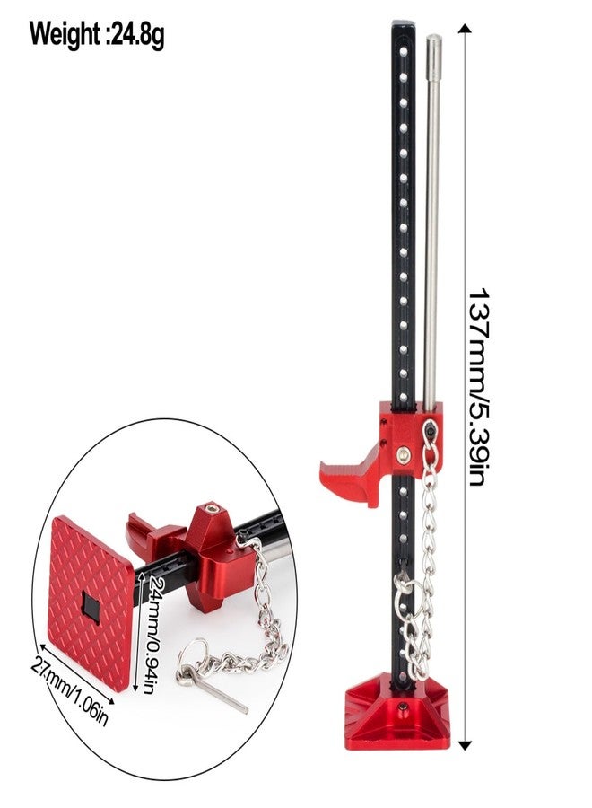 ملحقات سيارات التحكم عن بعد بمقياس 1/10، رافعة معدنية منزلقة صغيرة متوافقة مع Axial SCX10 وTraxxas TRX4 وTamiya CC01 وRC4WD D90 D110، قطع غيار مُحسّنة - Image 3
